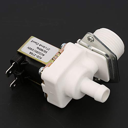 Válvula solenoide de plástico AC 220V N/C ， Válvula solenoide eléctrica de plástico de tipo normalmente cerrado para fábrica de hielo