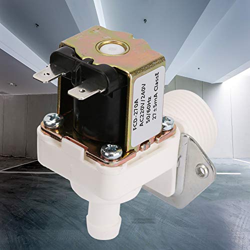 Válvula solenoide de plástico AC 220V N/C ， Válvula solenoide eléctrica de plástico de tipo normalmente cerrado para fábrica de hielo