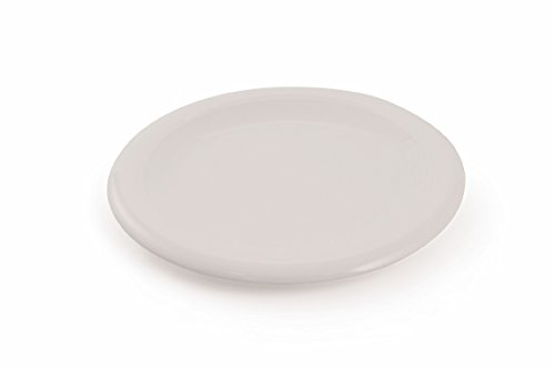 Villa d 'Este Home Tivoli Horeca Juego de Platos Llanos, Porcelana Durable, Blanco, 6 Unidad