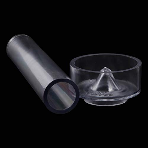 WANDIC - Molde de plástico Transparente para Velas, diseño cilíndrico