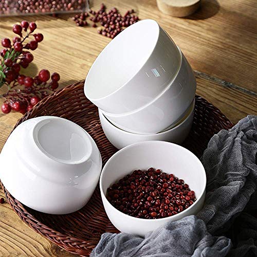 WCS Tazón Tazón de cerámica de Porcelana Cuenco Plato de Arroz Familia Plato de Sopa de Fideos Tazón de cerámica Ensaladera Individual Frutero instantánea de Fideos Tazón