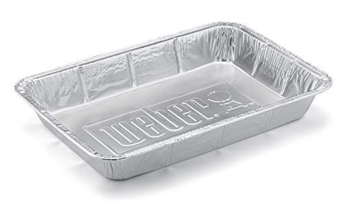 Weber 6416 - Bandejas de goteo Aluminio Grandes (10 uds)