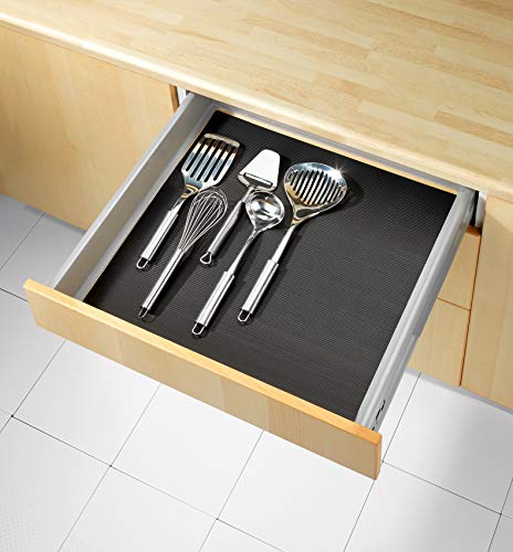 Wenko Esterilla Antideslizante Adaptable, Etilvinilacetato, Negro, 150 x 50 x 3 cm