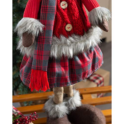 WeRChristmas - Figura Decorativa de Reno, diseño de Reno, Multicolor