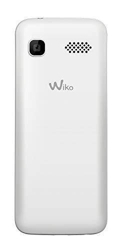 WIKO Lubi5 Plus – Teléfono móvil Libre con Teclas de 1,8” (Dual SIM, Radio FM, admite microSD, Bluetooth, Linterna LED y Reproductor MP3) – Color Blanco