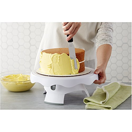 Wilton - Mesa giratoria para tartas alta y baja
