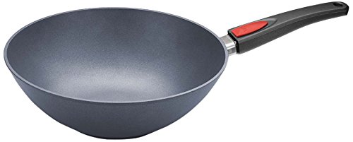 Woll 11026DPS Diamond Lite megafitness-Wok/Giratorio y sartén bausupermarkt, diámetro 26 cm, 9 cm de Alto con Mango extraíble