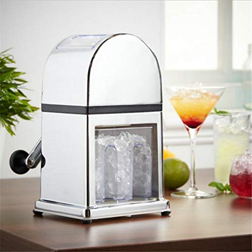WYLZLIY-Home Cubo de Hielo Trituradora Mano Afeitado Máquina de Hielo Smoothie de la máquina de la Mano Granular la trituradora de Hielo de aleación de estaño for la Barra casera Cocina