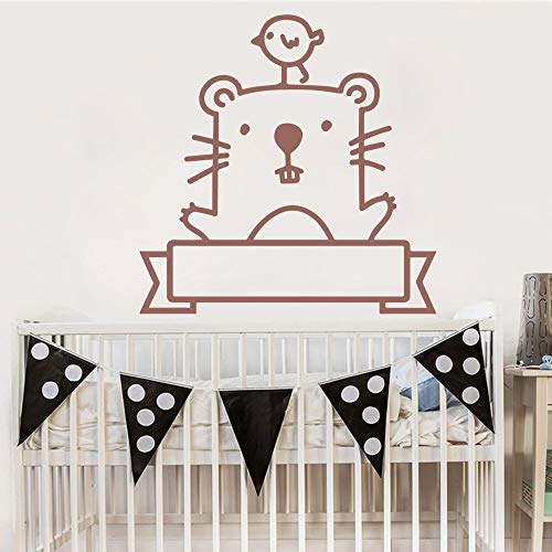 wZUN Estilo de Dibujos Animados Pegatinas de Pared Personalizadas decoración del hogar habitación Infantil decoración Natural extraíble Decorativos Tatuajes de Pared 33x33cm