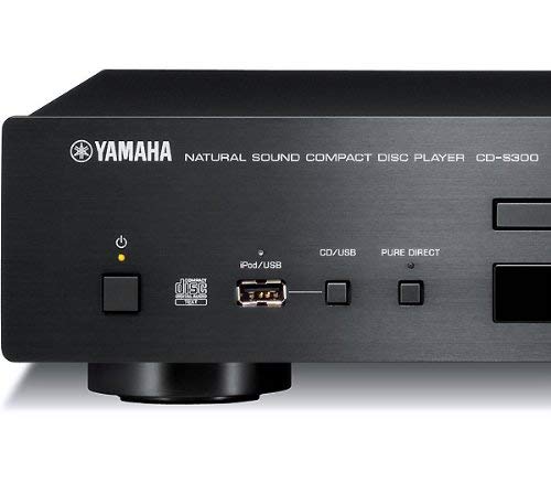 Yamaha CD-S300 - Reproductor de CD, MP3, WMA, USB, color negro