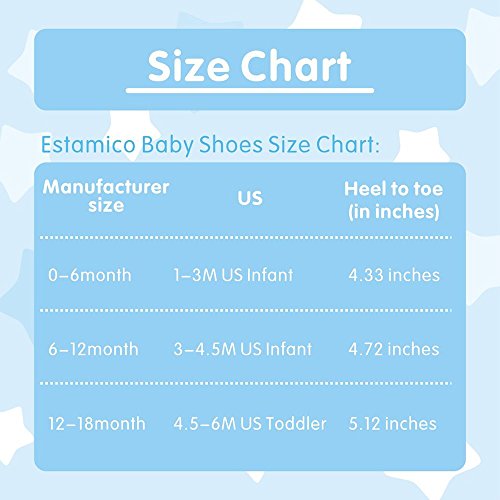 Zapatos de los niños del bebé infantil Zapatillas de deporte de la PU Gris Talla:6-12 meses