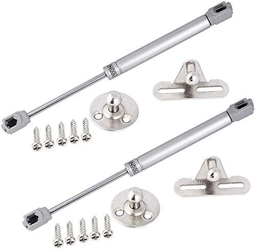 ZFYQ Pistones a Gas, 2pcs Hidráulico Muebles Cocina Amortiguador Puertas Elevables 100N/10kg 270mm Bisagras Resortes Armario con Tornillos