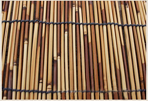 ZHUOZ1T Persianas de Caña Persianas Enrollables de Bambú,Cortina de Paja Natural Retro,Sombra Romana para Uso Exteriores e Interiores,Parasol/Transpirables,Personalizable(130x180cm/51x71in)
