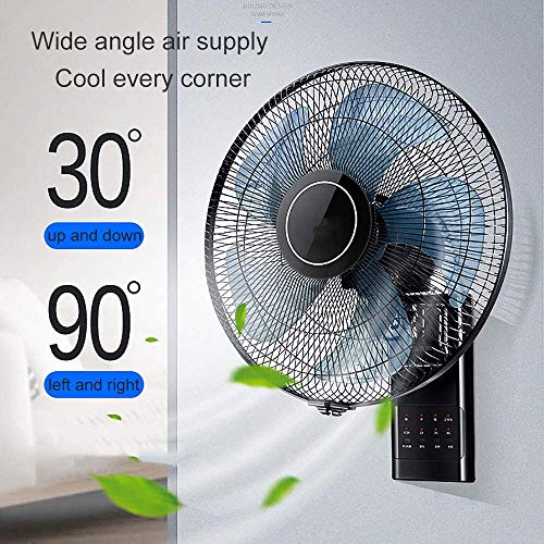 ZYLHC Hogar de la Pared de Negocio montado en Quiet Ventiladores industriales, inclinación Ajustable de refrigeración Pared Fan con 3 Velocidad / 90 ° Oscilación/for el hogar Industrial, Comercial,