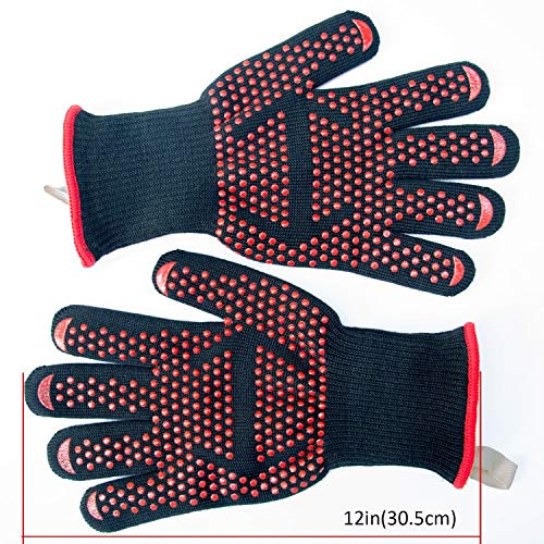 1 / 2Pcs Guanti da cucina ignifughi Guanti resistenti al calore in Silicone spesso Cottura da Forno Guanti da Forno per Barbecue Guanti per Barbecue Dropshipping