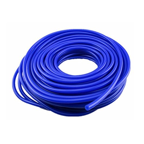 1 pieza azul tubos de coche vehículo silicona 4 mm X 5m manguera de vacío tubo tubo de silicona (16.4 ft 5 m)