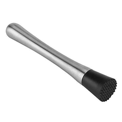 1 Piezas de Palo de Acero Inoxidable para cóctel, Mezclador de Frutas, Herramienta Ideal para Bartender