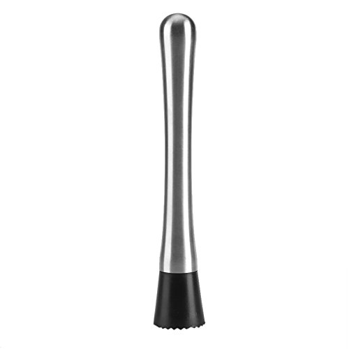 1 Piezas de Palo de Acero Inoxidable para cóctel, Mezclador de Frutas, Herramienta Ideal para Bartender