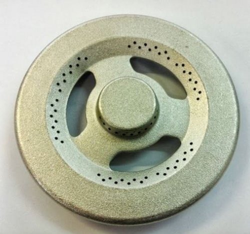 1 SPARTIFIAMMA COCINA DE GAS DE GARANTÍA PYME PLATO COD S 5344 ACERO INOXIDABLE, COLOR CROMADO