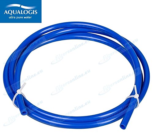 10 m azul Tubo de agua 1/4 "para sistemas de ósmosis, Refrigeradores, Café expreso Máquinas de café, máquinas expendedoras, filtros de agua.