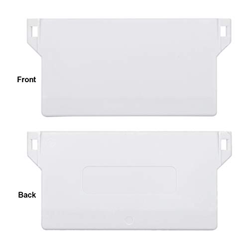 10 PCS 89 mm Persiana Vertical, Vertical Ciega Inferior Pesos de Listones, Accesorios para Cortinas Verticales, Pesas de Persiana Vertical Tablillas de Persiana, Blanco