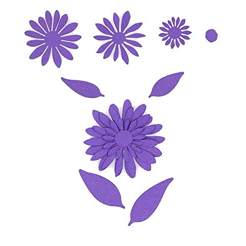 10 Piezas Plantilla de Troquelado Conjunto de Flores Troqueles de Corte Metal Flor Estampado Troquelado Plata para Cutting Dies DIY Álbum Recortes,Plantillas Tarjetas Papel Embalaje de Recortes Deco