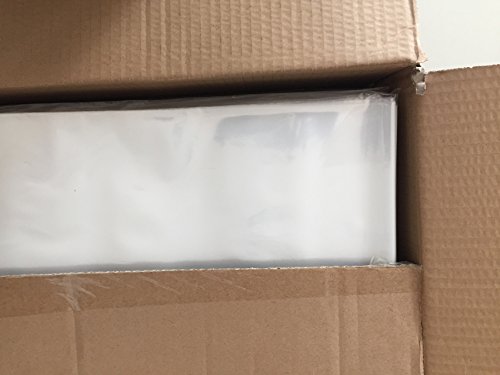 100 bolsas de envíos postales transparentes de lámina PE , cierre autoadhesivo con tira, 310 x 225 mm, para formato A4