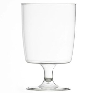 100 copas de plástico para vino (200 ml), ideal para picnics, acampada y festivales, piscina, barbacoa, jardín y ocasiones especiales, paquete de 100 vasos con 4 posavasos