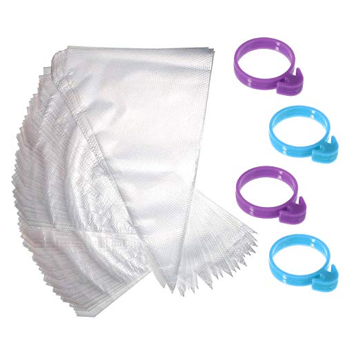 100 Piezas 24" Pulgadas Extra Grande Bolsas de Pastelería Mangas Desechable - Engrosada Bolsas de Pastelera Manga para Decoración de Repostería, Cupcakes et Galletas #3