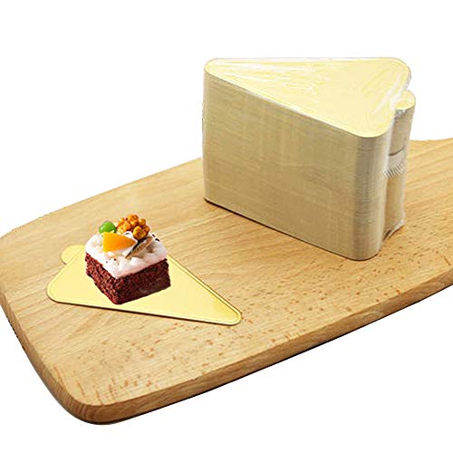 100 Tablas De Mousse Para Tartas, Bandeja De Exhibición De Postres Doradas, Para Tartas y Pasteles, Cartón, Base Para Cupcakes Para Bodas y Cumpleaños