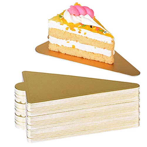 100 Tablas De Mousse Para Tartas, Bandeja De Exhibición De Postres Doradas, Para Tartas y Pasteles, Cartón, Base Para Cupcakes Para Bodas y Cumpleaños