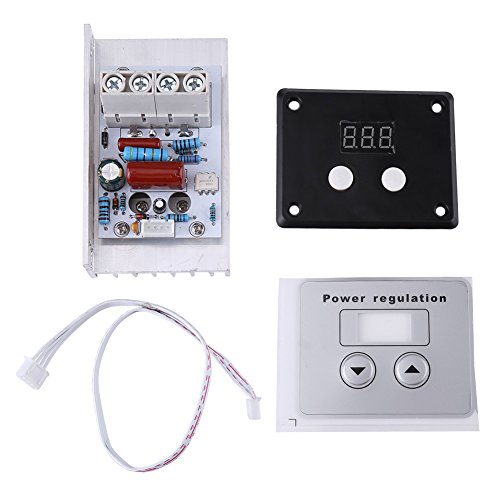 10000W SCR Regulador de Voltaje Digital Módulo de Controlador de SCR AC 220V 80A