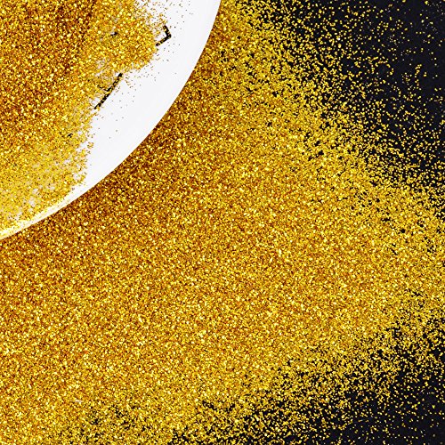 100g Purpurina Fina Glitter para DIY Manualidades Artes Slime Decoración Dorada y Plateada