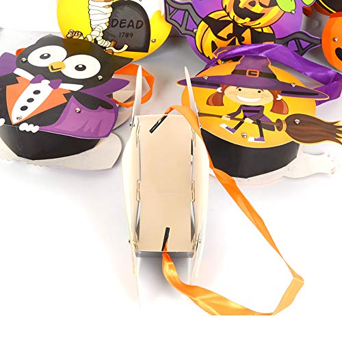10×Bolsas DIY Halloween Trick or Treat - Bolsas Reutilizables Candy Goodie Totes Baggies Party Favour