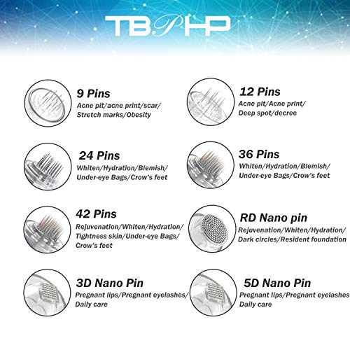 10pcs micro agujas DermaPen Agujas de repuesto puntas cartucho Slot bayoneta Regular para coche Derma Electric microneedling pen 12 aguja