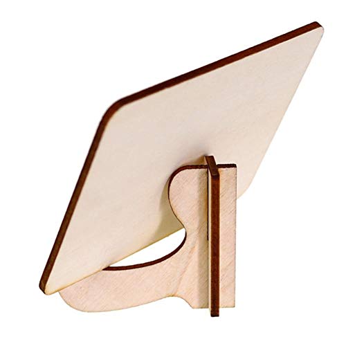10PCS Mini Chalkboard Place Card Signs with Stand ， Tableros pequeños de Pizarra para Suministros de Catering ， Etiquetas de Alimentos ， Decoraciones para Fiestas ， Números de mesas de Bodas