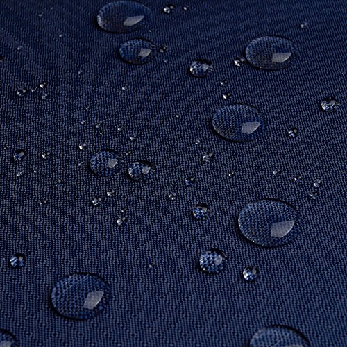(11,99€/m) Cordura® Ripstop - Tela antidesgarros - Impermeable y a Prueba de Viento - Recubierta de teflón y Poliuretano (PU) - por Metro (Azul Marino)