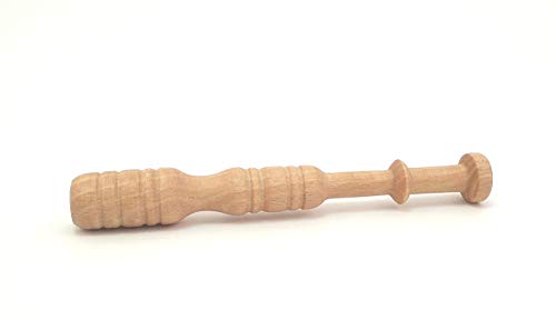 12 Bolillo madera haya mdl.7 para encajes- barnizado