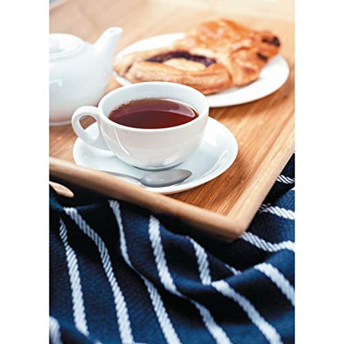 12 x Olympia porcelana Cappuccino platillos de porcelana platos cafetería Buffet