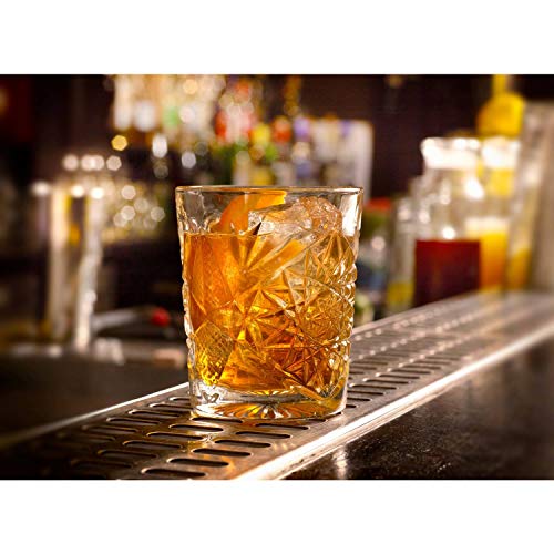 12 x Vasos de Whisky, Tumbler, Vidrio, 35 cl, 9 cm de diámetro, Altura: 120 mm