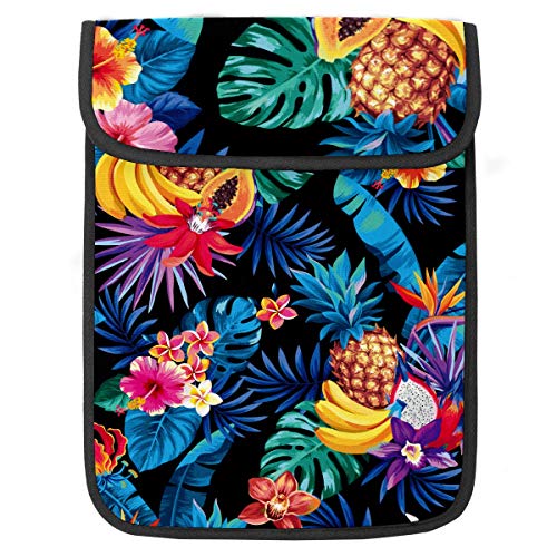 13.4 pulgadas caja del ordenador portátil Messenger Bag Unisex manga del ordenador portátil Tablets Bolsas Tablet PC maletín Bolsas viaje Bolsas Tropicales frutas