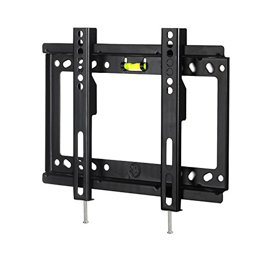 14"-32" Fijo Ultra Delgado, Leaptek Soporte TV Pared para televisores monitores de pantalla plana Plasma LED LCD de 14-32 pulgadas, Máx VESA 200x200mm, Capacidad 25kg