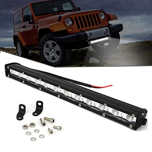 14" Ultra-Delgado 1.8" Barra de Luz LED 36W 6000K 3600LM 12 Piezas Barra LED COB Barra Antiniebla Para Trabajo Parrilla Capucha Parachoques Parachoques Delantero Parrilla Entrada Aire Rojector Led