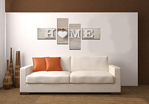 160 x 70 cm Cuadro en Lienzo Home 6502-SCT– Imagen/Impresion/Pintura Listo para Colgar