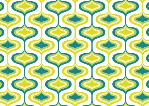 1970s Patterns: Placemat Pad: Paper Placemat Pads