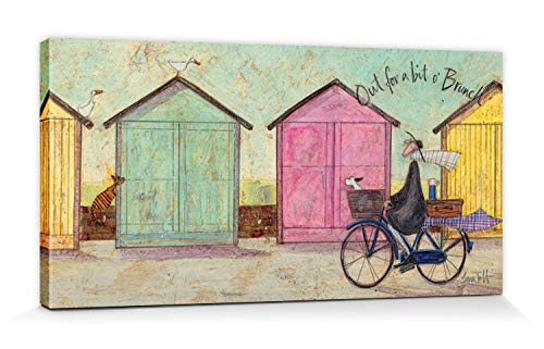 1art1 Sam Toft - out For A bit O' Brunch Cuadro, Lienzo Montado sobre Bastidor (60 x 30cm)