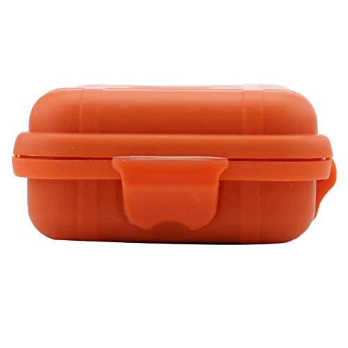 1PC Caja de Almacenamiento de Supervivencia al Aire Libre Caja de plástico a Prueba de Golpes a Prueba de choques A Prueba de Agua Caja de Transporte para Actividades(L-Orange)