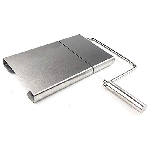 1pc Queso Máquina De Cortar Alambre De Acero Inoxidable Cortador De Mantequilla con El Servicio a La Junta para Curado Y Semi Queso Duro Salchichas Mantequilla 5 Cables Incluidos