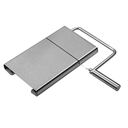 1pc Queso Máquina De Cortar Alambre De Acero Inoxidable Cortador De Mantequilla con El Servicio a La Junta para Curado Y Semi Queso Duro Salchichas Mantequilla 5 Cables Incluidos