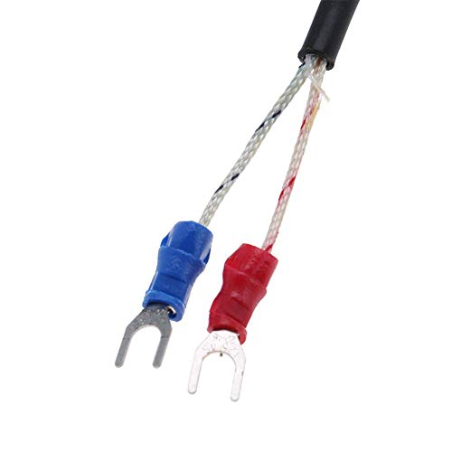 2-cables PTFE Termopar Sondas de Termopar Tipo K Resistencia a Corrosión a Prueba